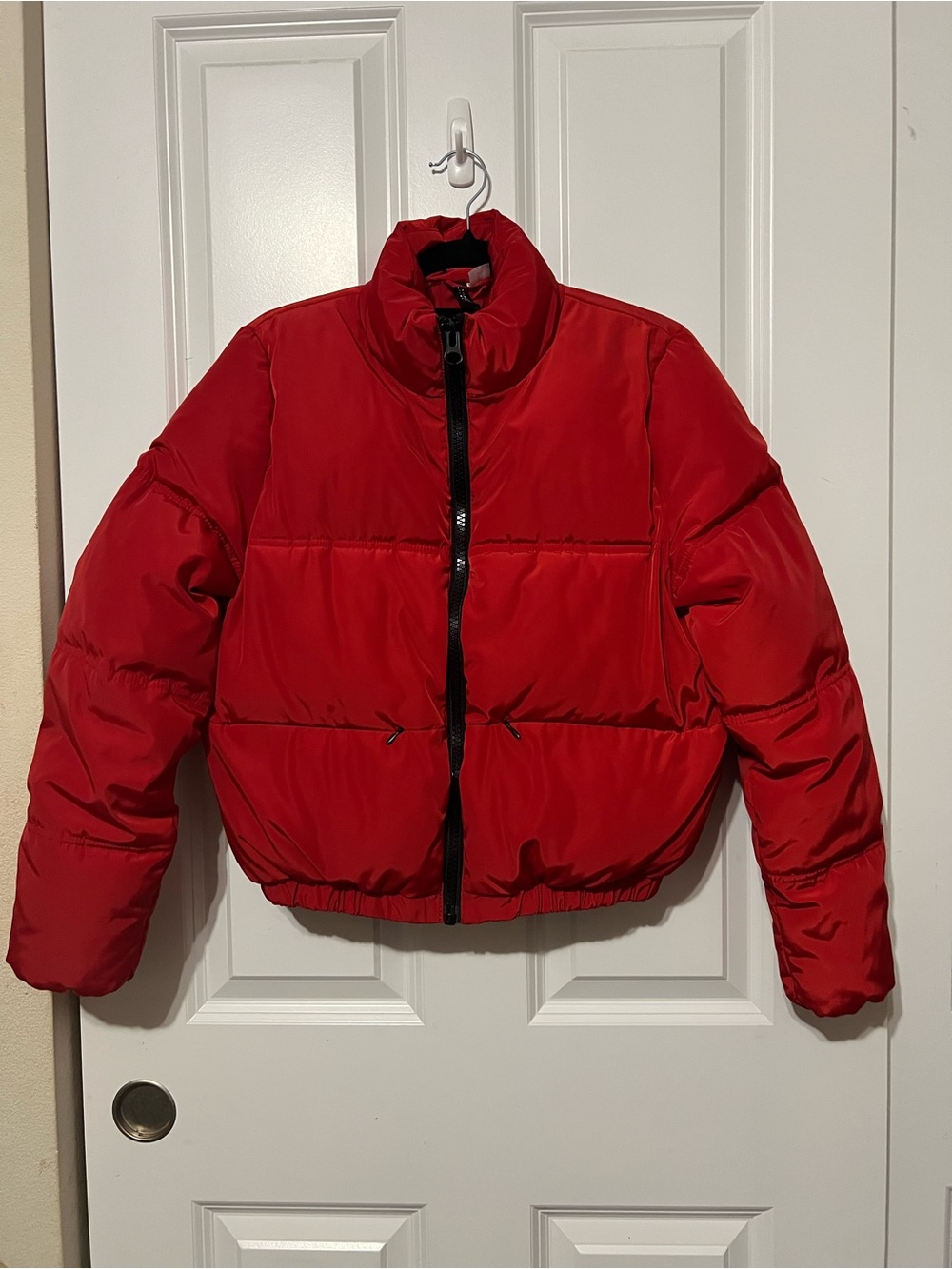 H&M Divided Red Puffer Jacket XS